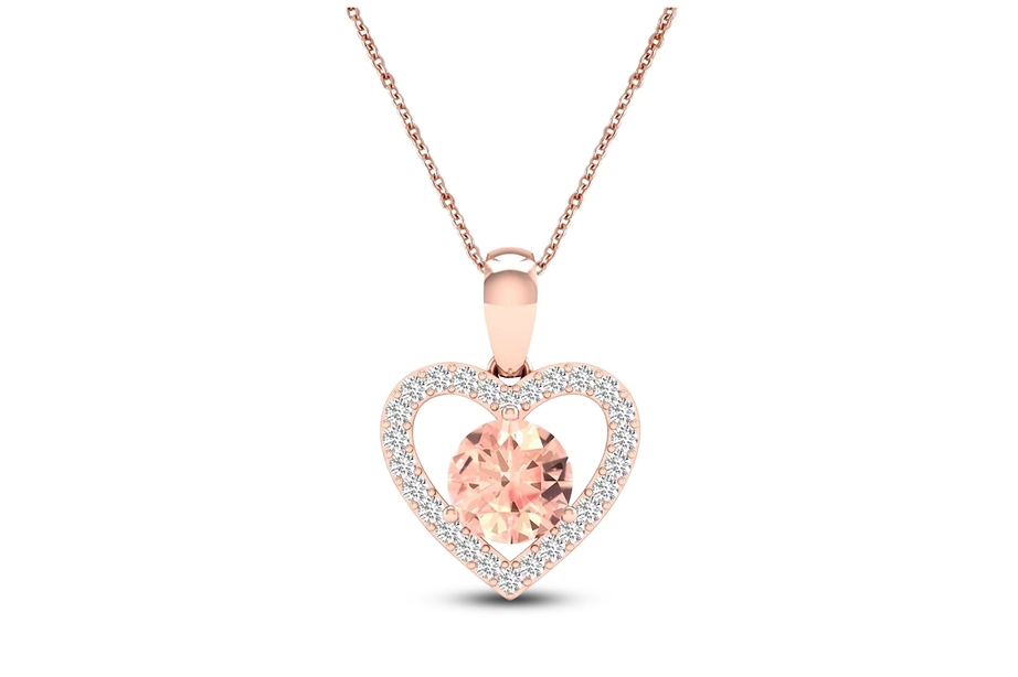 morganite necklaces & pendants