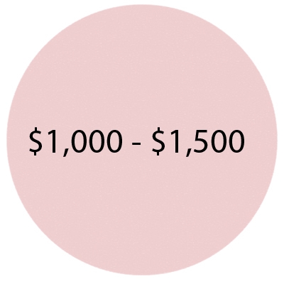 $1,000 - $1,500