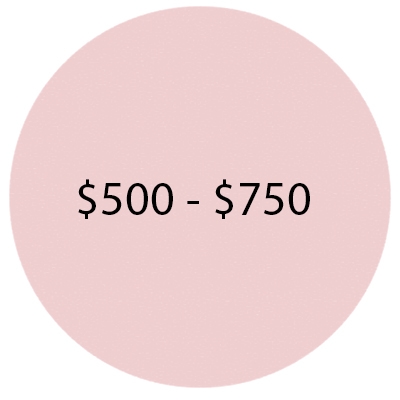 $500 - $750