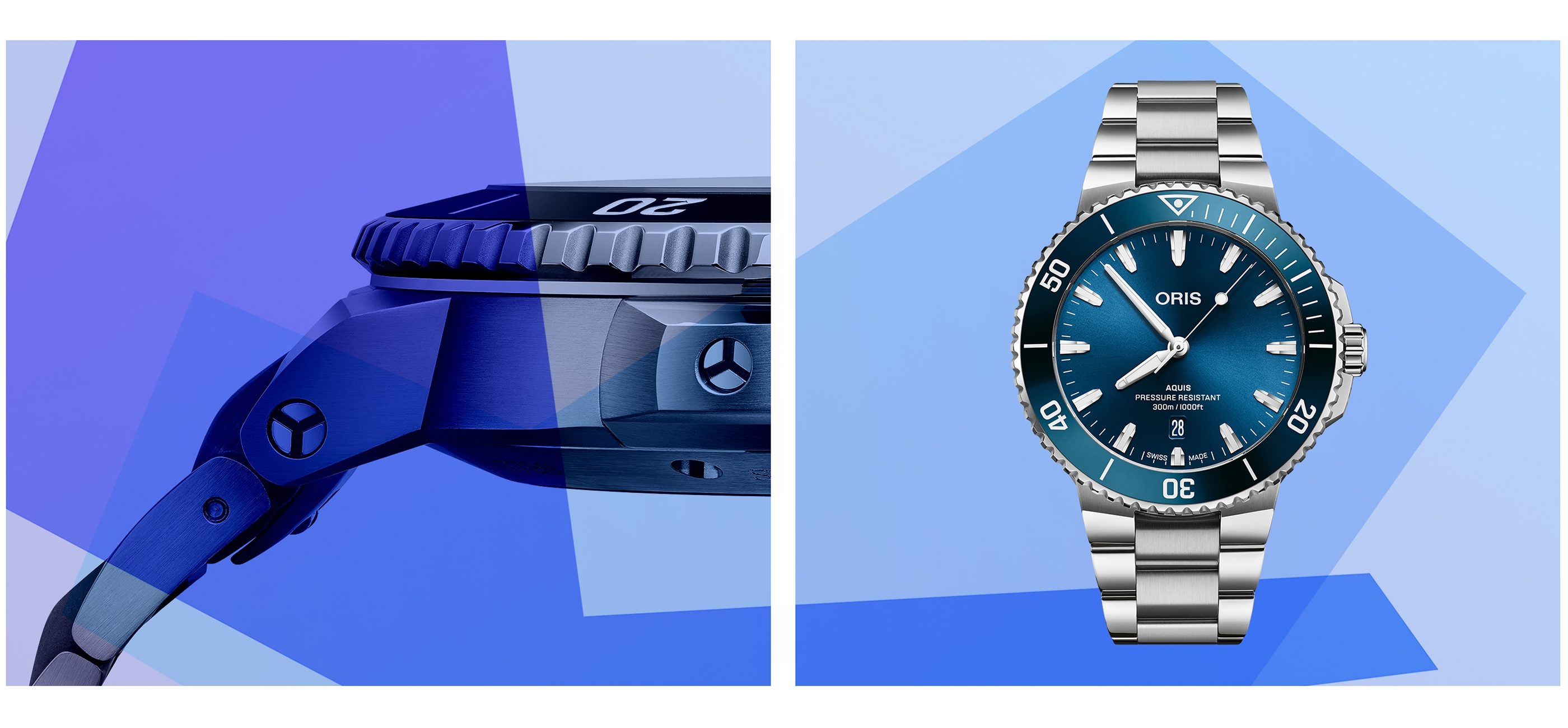 Oris Aquis collection "Shop now" 