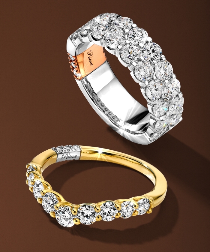 Shop Pnina Tornai lab-created diamond bands.
