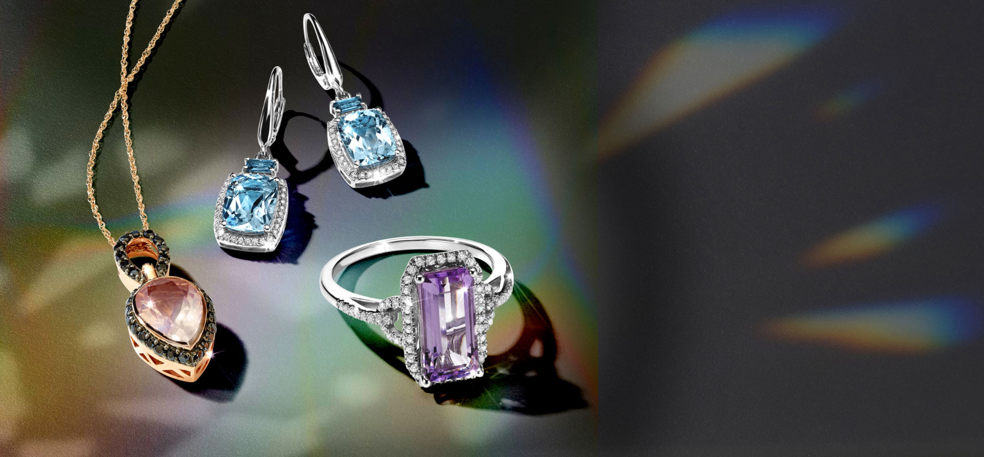 Celebrate PRIDE month with gemstone jewelry.