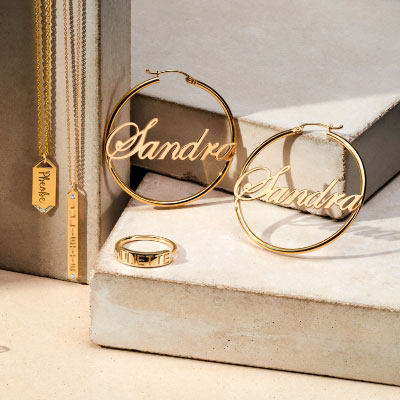 Shop personalized name jewelry at Jared