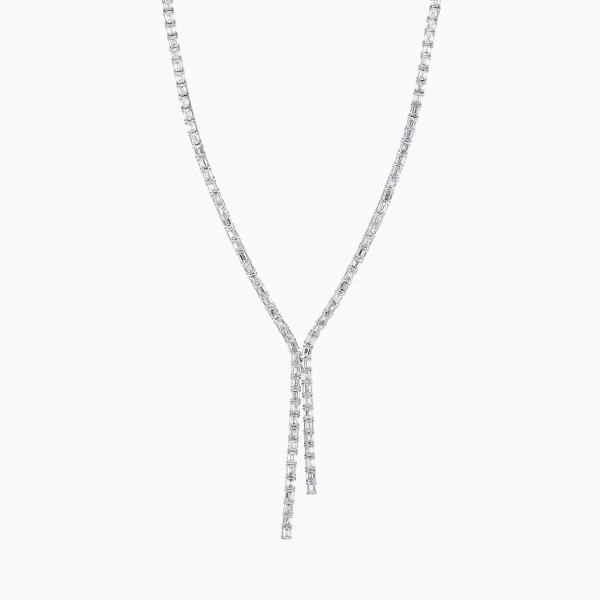 Shy Creation diamond necklace in 18K white gold