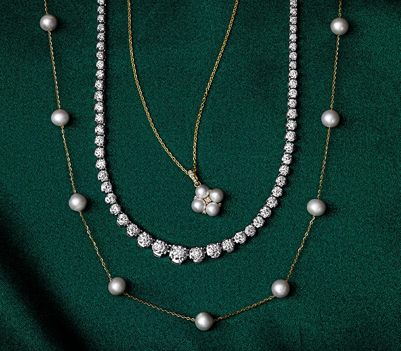 Shop pearl necklaces at Jared