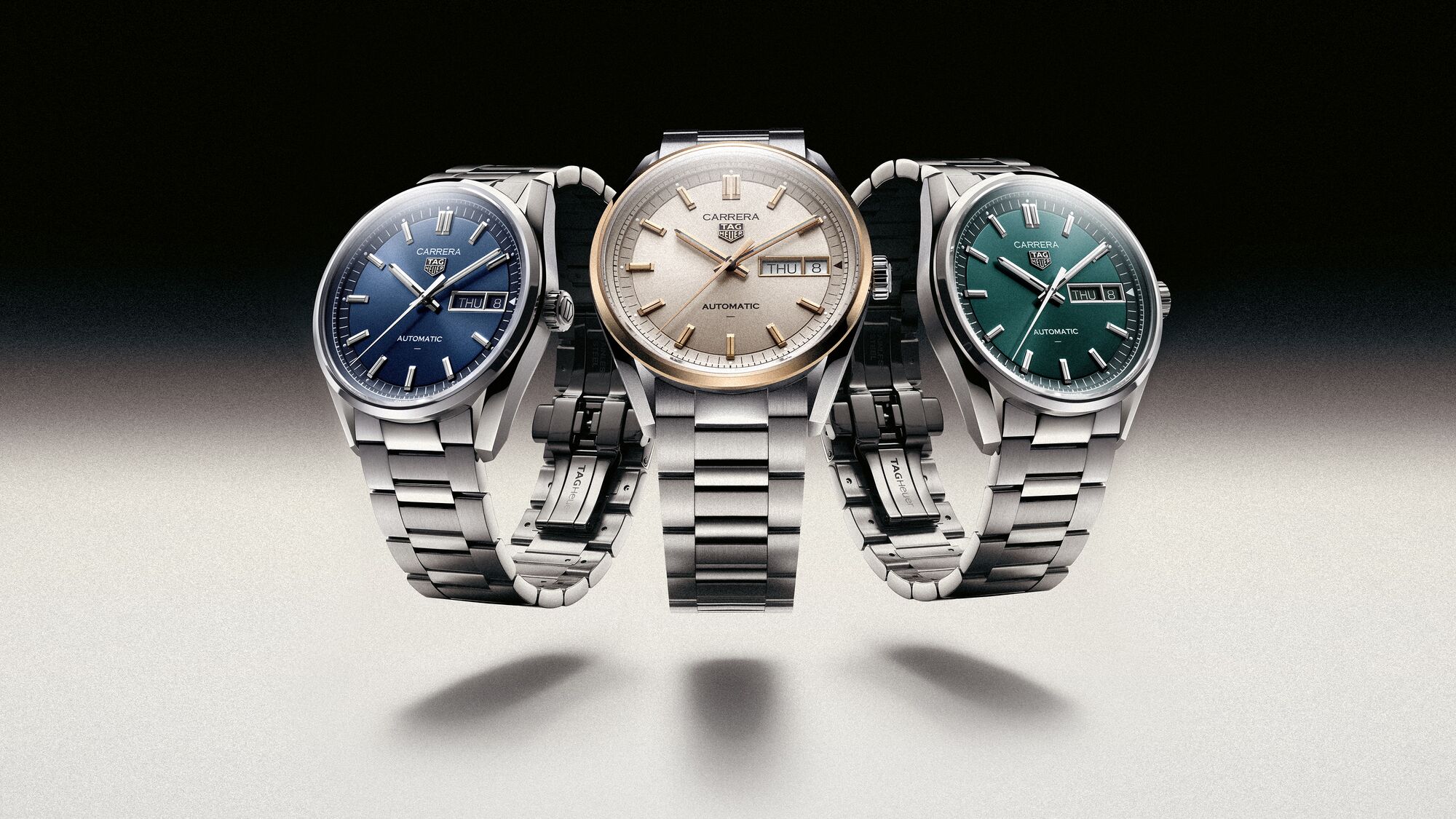 TAG Heuer Carrera 3 hands watches