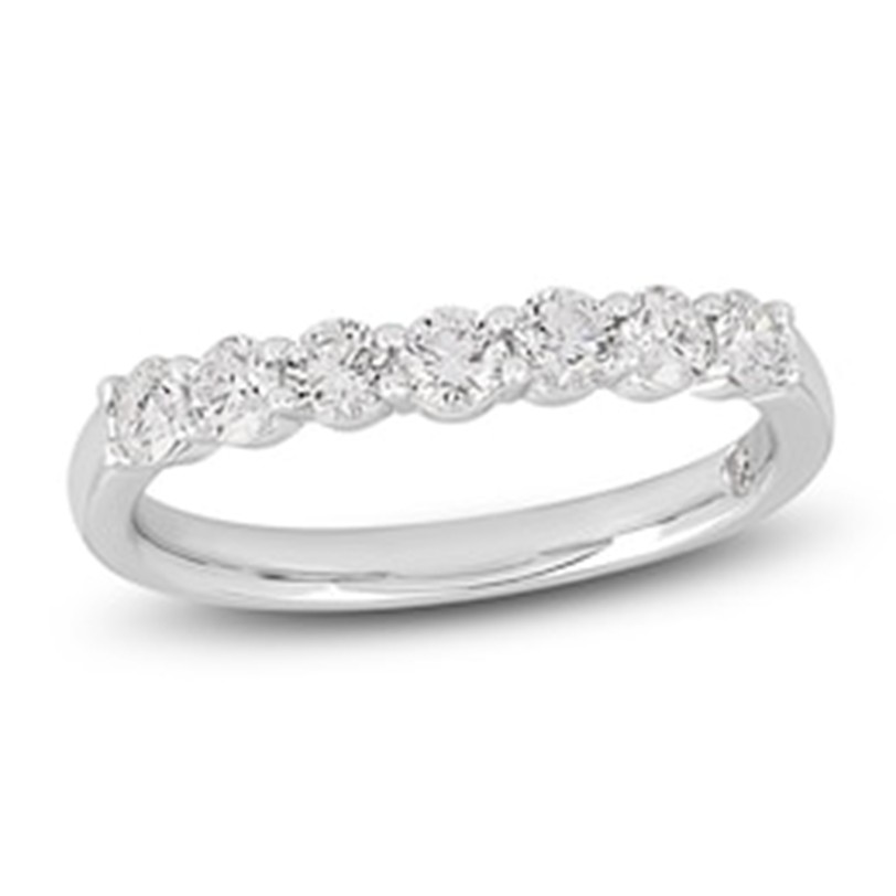 platinum diamond anniversary rings