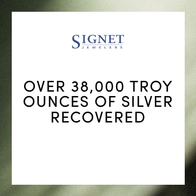 OVER 38,000 TROY OUNCES OF SILVER RECOVERED