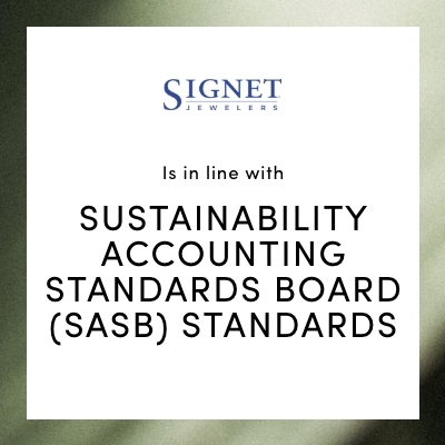 is in line with SUSTAINABILITY ACCOUNTING STANDARDS BOARDS (SASB) STANDARDS