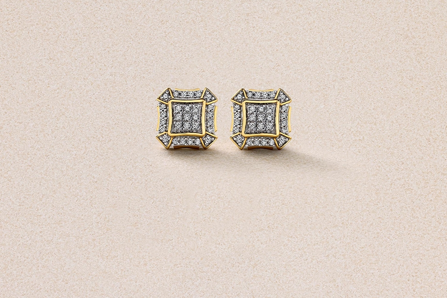Shop mens diamond earrings
