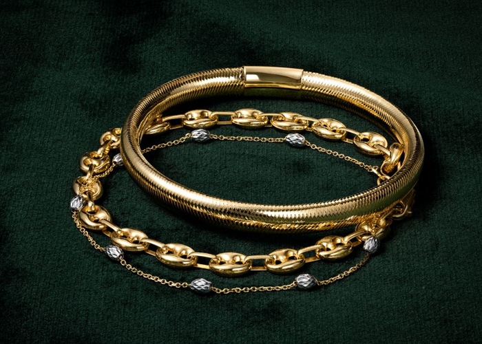 new gold jewelry from Jared