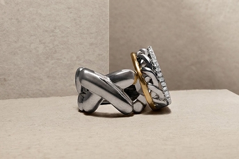 Shop mixed-tone gold rings at Jared