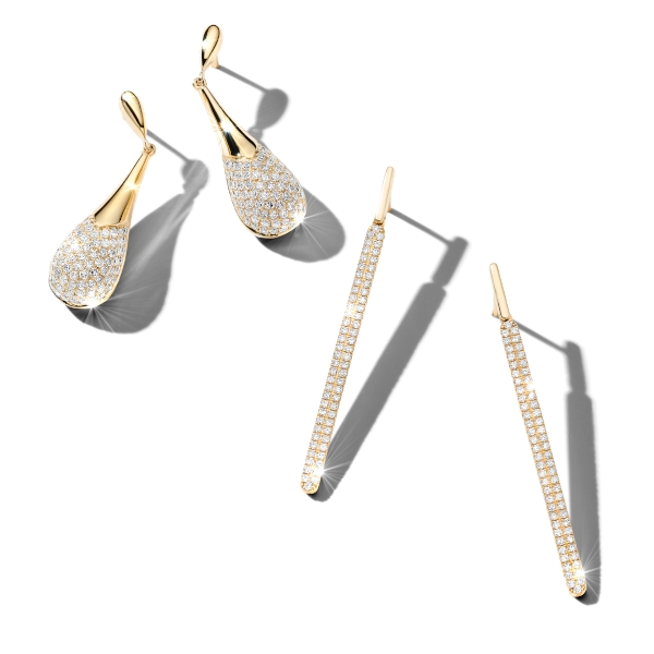 Pavé earrings