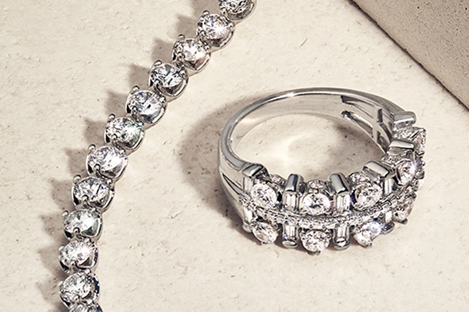 diamond ring and bracelet