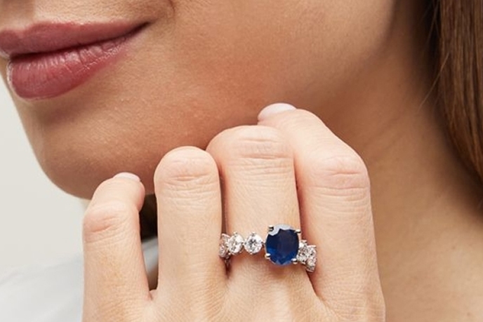 Image of two gemstone rings.