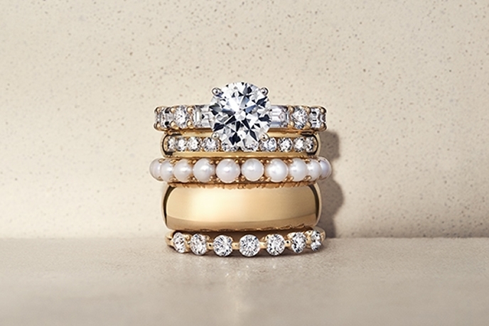 Stacked rings from Jared