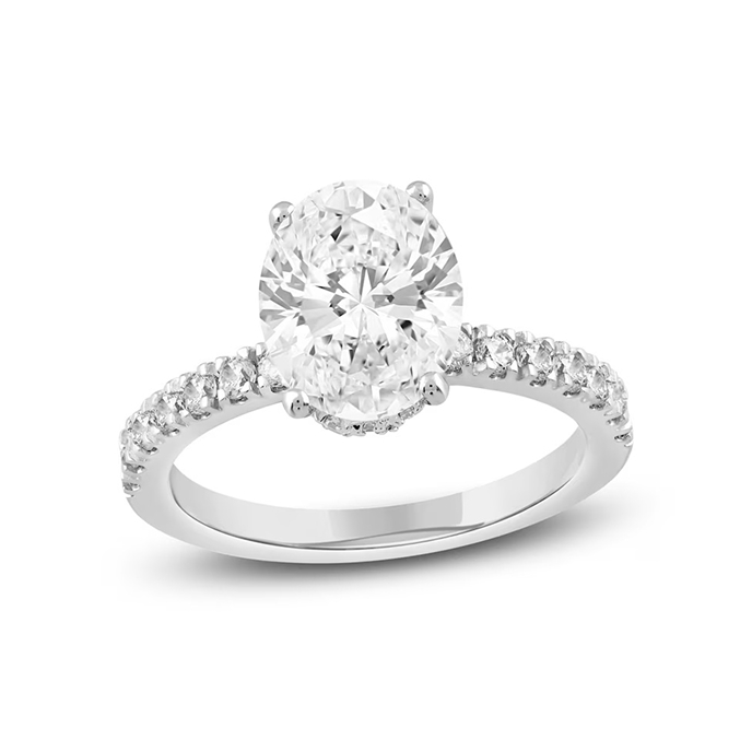Shop white gold engagement rings