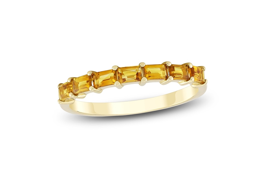 November citrine rings
