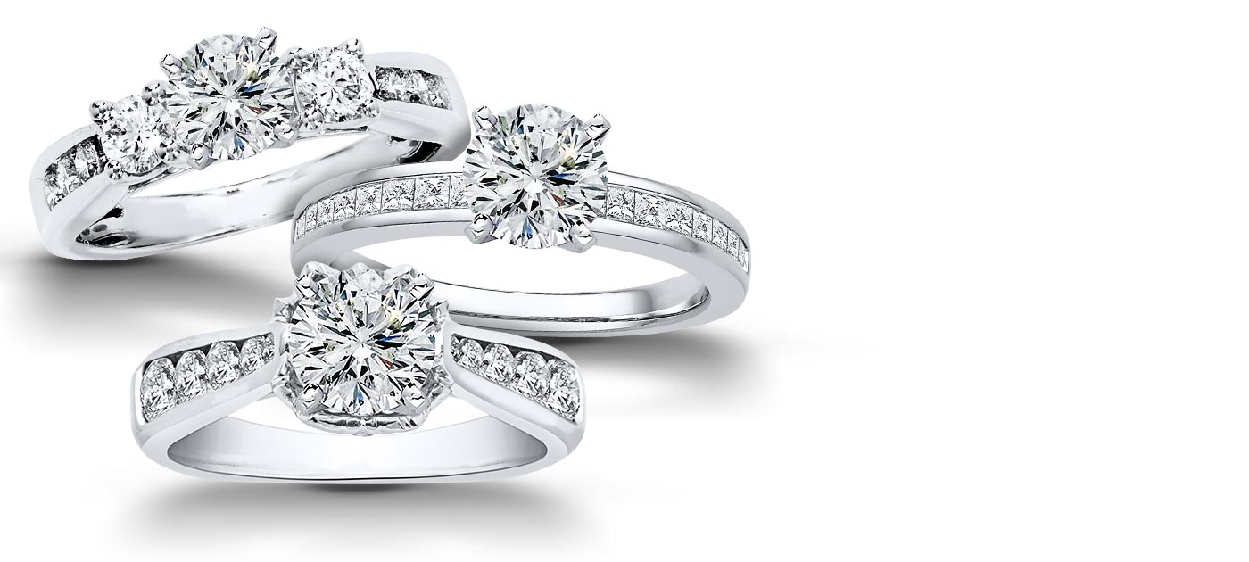 Channel Setting Engagement Rings 