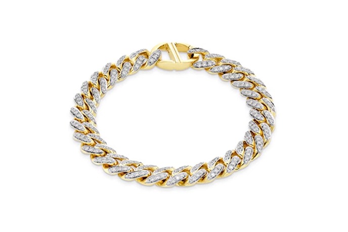 Shop mens diamond and gold bracelets at Jared
