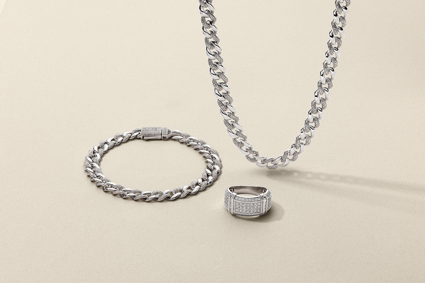 Shop all white gold jewelry at Jared