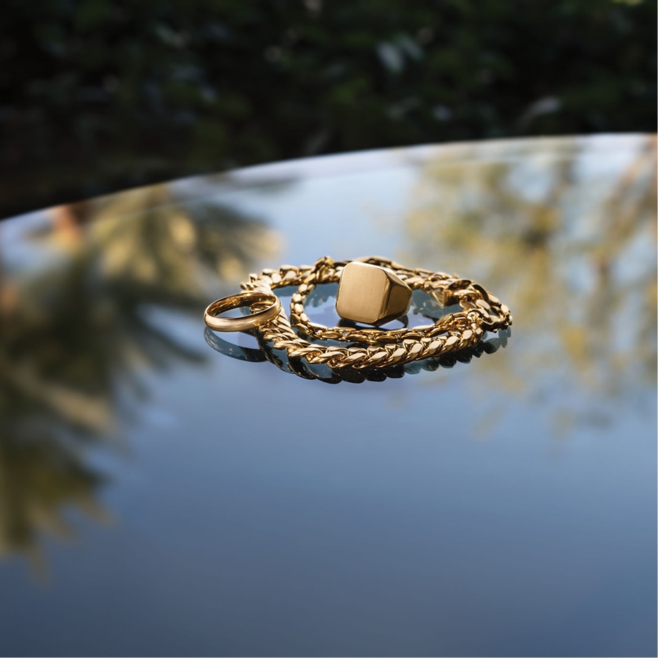 Men's gold jewelry