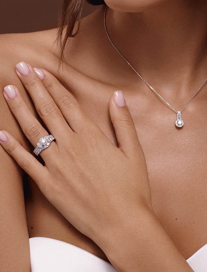 Kay Jewelers Diamond Engagement Ring 3/4 ct tw Round-Cut 14K White Gold-  Rings