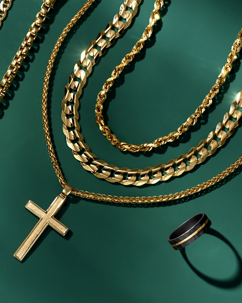 Explore men's jewelry at Jared