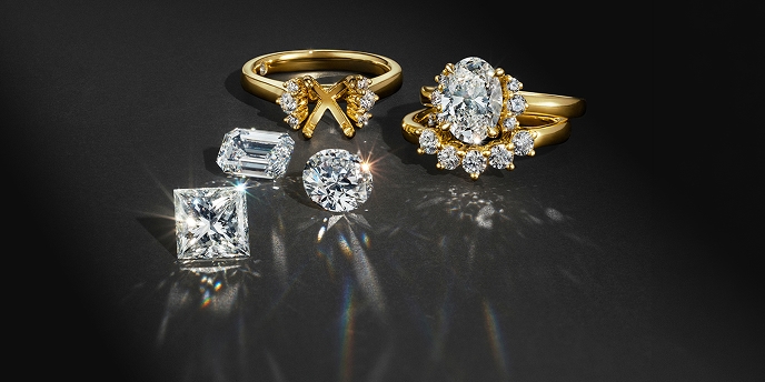 Storied Diamond traceable engagement and wedding ring collection