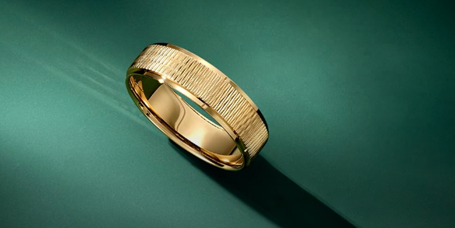 Shop classic metal men's wedding bands