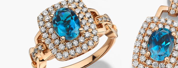 Shop blue topaz jewelry 
