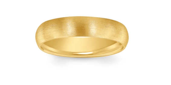 mens yellow gold band