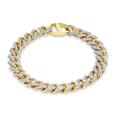 Shop mens diamond and gold bracelets at Jared