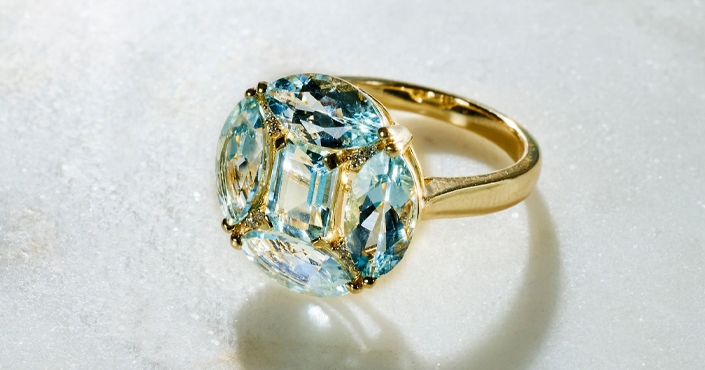 Shop aquamarine jewelry at Jared
