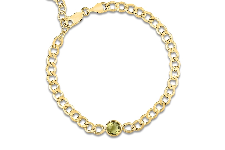 Peridot bracelet