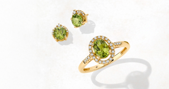 Shop peridot jewelry at Jared