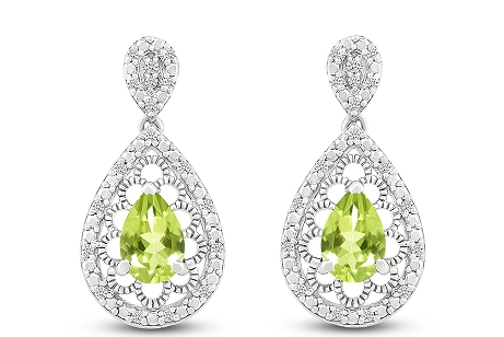 Peridot earrings