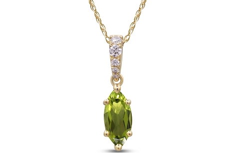 Peridot necklace