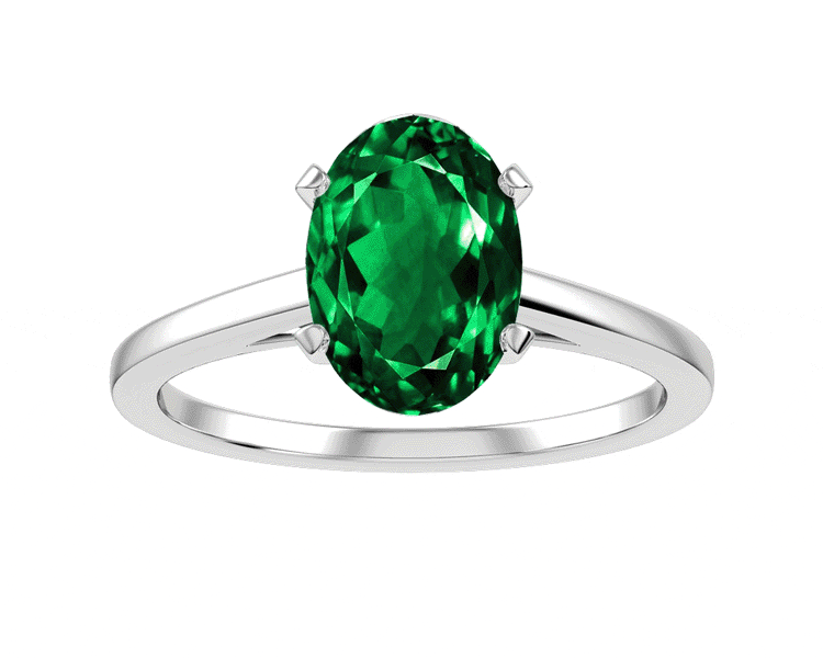 engagement ring options rotating to show custom capabilities