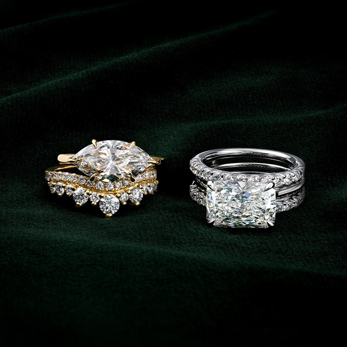 diamond anniversary rings