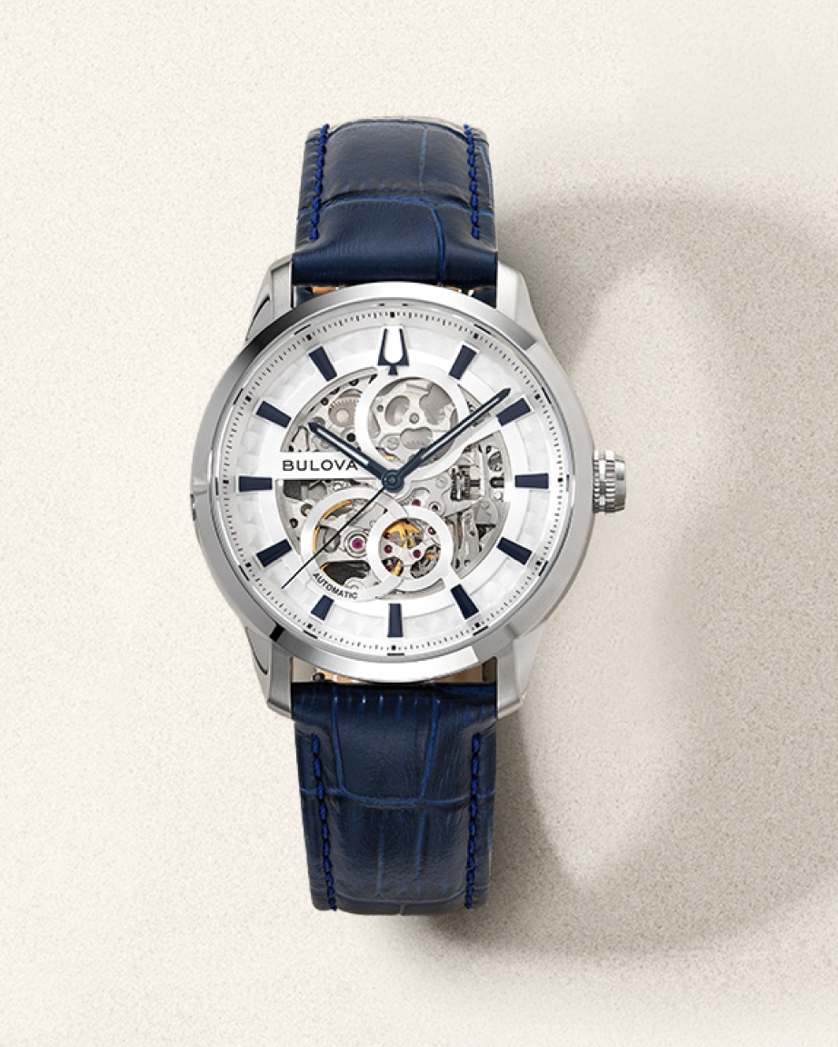 shop leather strap watches at Jared