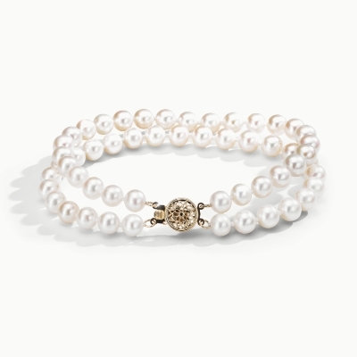 shop cultured pearl bracelets at Jared
