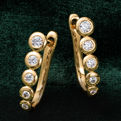 shop all gold earrings at Jared