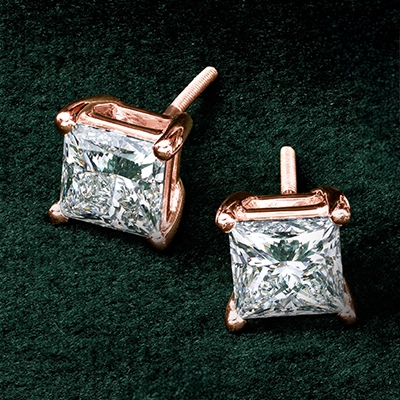 Shop solitaire earrings at Jared