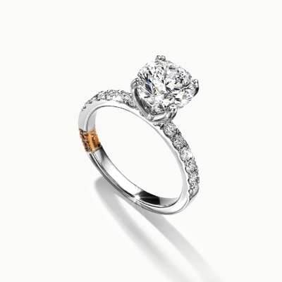 White gold engagement ring from Jared.