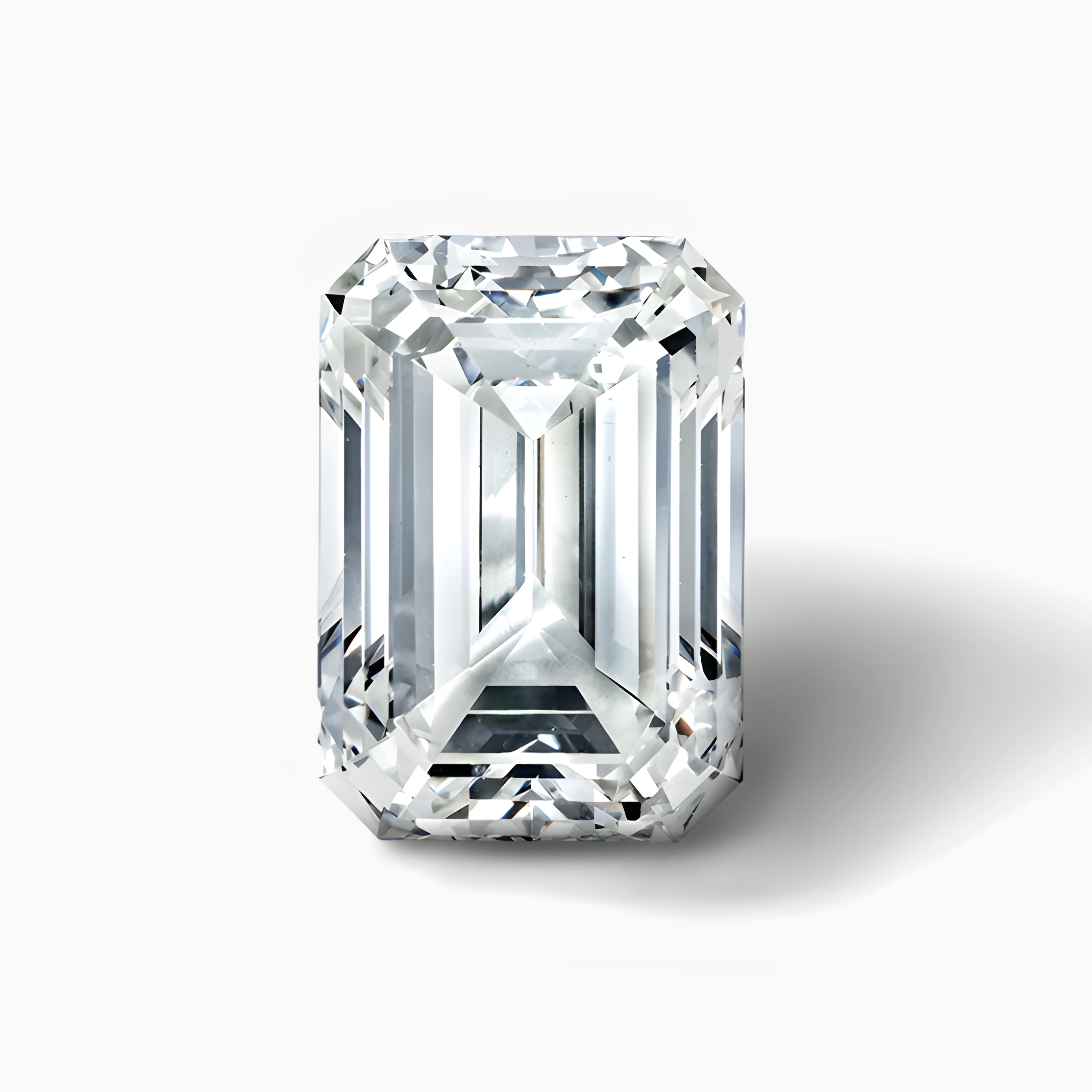 Shop engagement rings with emerald-cut center diamonds