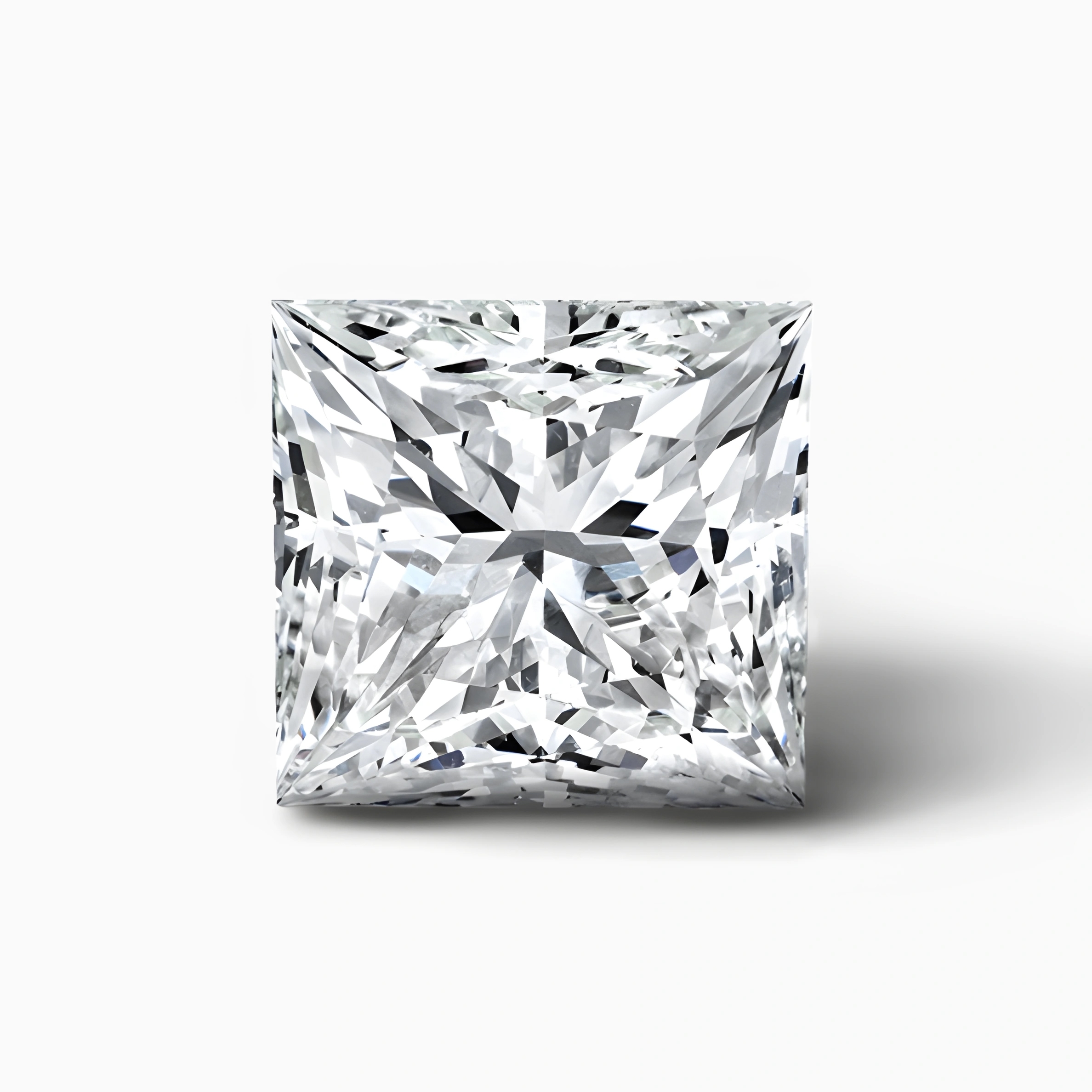 Engagement rings with princess cut center diamonds