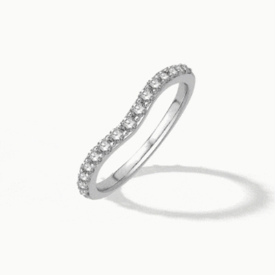 Shop all women's wedding bands on sale for 15% off