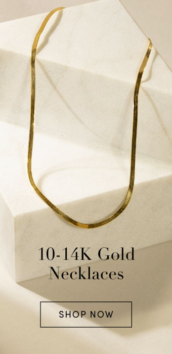 10-14K Gold Necklaces | Shop Now