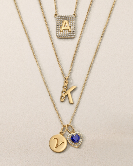 Shop custom initial jewelry at Jared